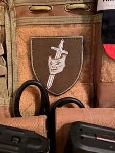 Aufnäher Militär Deutsche Division "Brandenburg-800" gestickt oliv - Bild 1 von 2