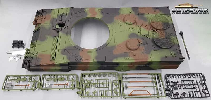 Taigen / Torro Oberwanne lackiert 3889 für Panzer 1:16 Leopard 2A6