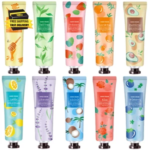 10 Pack Hand Cream for Dry Cracked Hands,Easter Basket Stuffers,Gifts for Women, - Picture 1 of 7