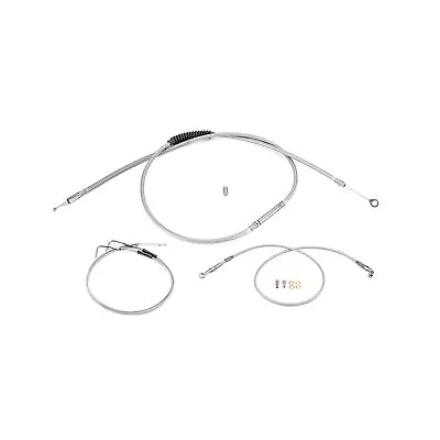 12"-14" Apes Brake Clutch Throttle Cable For Harley 1993-2005 Dyna FXDWG Non-ABS - Image 1 of 4
