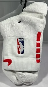 Nike NBA Authentics Ankle Socks - White/Red - PSK656-102 - CHOOSE SIZE! - Picture 1 of 4