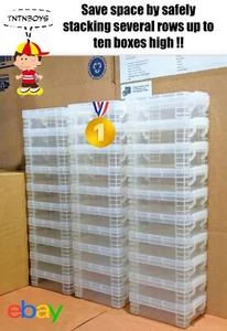 Karten Aufbewahrungsbox Tresor Lot (30) HÄLT KARTEN IN PFENNIGHÜLLEN 🏆 STAPELBAR! - Bild 1 von 6