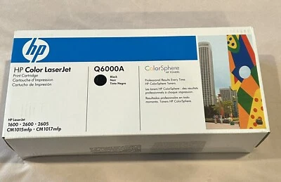 New - Genuine HP Laser Jet- Q6000A - Black - Sealed Box - CM1015mfp - CM1017mfp - Image 1 of 4
