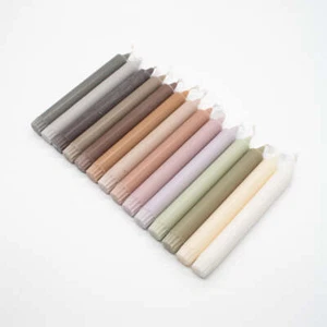 Kerze "Pastel" 2,2x19cm 14 Farben - Picture 1 of 22