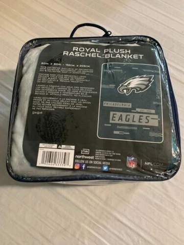 NEW NFL Officially Licensed Fleece Throw Blanket 60" X 80" PHILADELPHIA EAGLES Cover