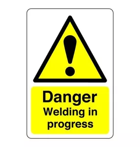 Danger welding in progress - for indoor/outdoor usage PVC, Sticker or Diabond - Picture 1 of 6