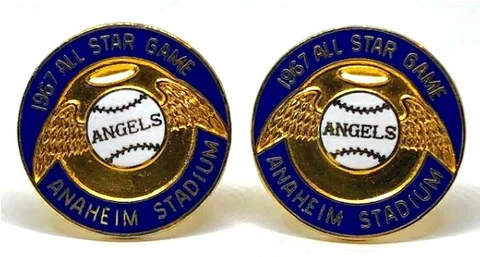 1967 MLB ALL STAR GAME ANGELS CHAMPIONS CHAMPIONSHIP CUFFLINKS NOT RING BALFOUR Cover
