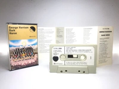 George Harrison DARK HORSE Cassette TC-PAS10008 **UK 1ST ISSUE 1974 +INSERT** EX - Image 1 of 4