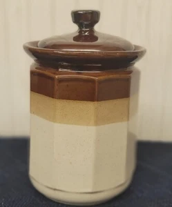 Contenni da cucina VINTAGE (1) bianchi marrone chiaro ceramica Taiwan 8,75" più grandi - Foto 1 di 11