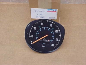 NOS MoPar 1972 73 74 75 76 77 78 79 80 Dodge Truck Ramcharger Speedometer KPH - Picture 1 of 2