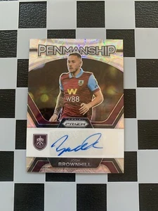 2023-24 Panini Prizm Premier League Penmanship Josh Brownhill Choice Burnley - Bild 1 von 2