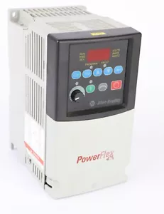 Allen-Bradley 22B-A2P3N104 PowerFlex 40 AC VFD, 200-240V, 1-Phase, 0.4kW (0.5HP) - Picture 1 of 8