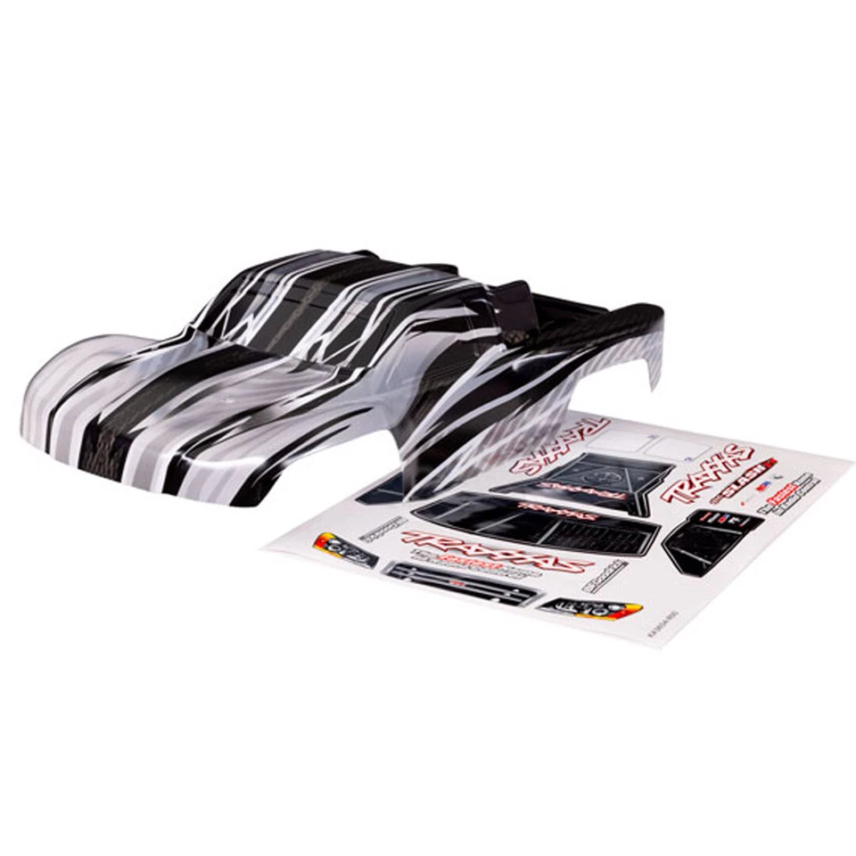 Traxxas 7027X ProGraphix Body Requires Paint w/ Decal Sheet for 1/16 Slash 4