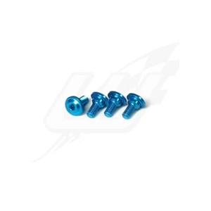 Koswork Aluminum 7075 Servo Screw 3x7mm Blue (4) - Foto 1 di 1