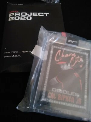 Topps PROJECT 2020 Card 109 With Box - 1982 Cal Ripken Jr. by Ben Baller - Image 1 of 2