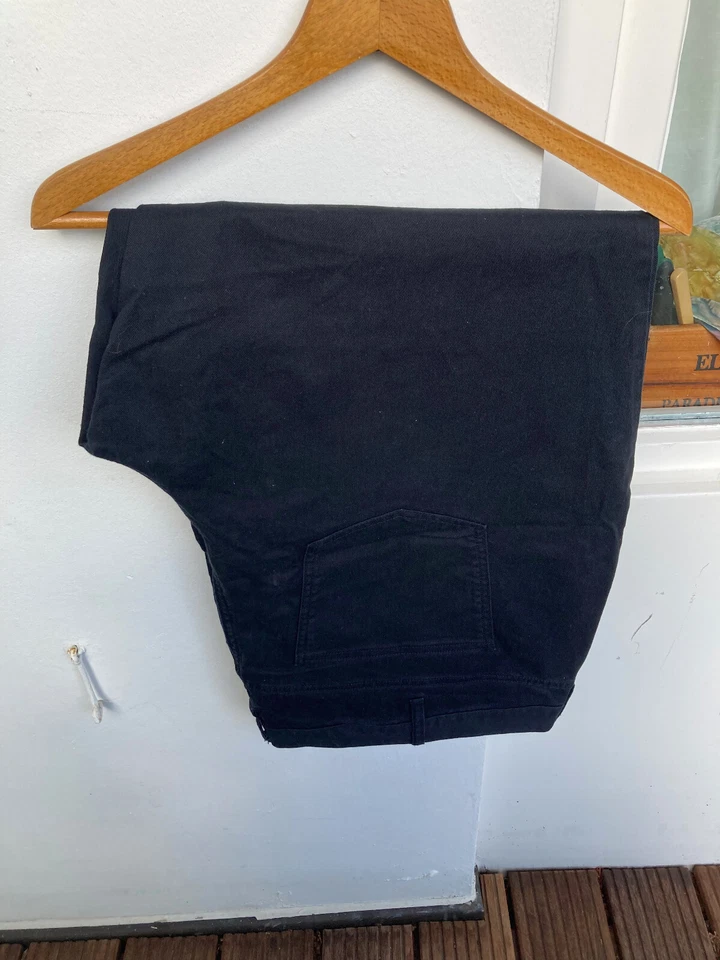 Lands End Twill Hose super bequem straight leg dunkelblau GR.58 NEU - Bild 1 von 4