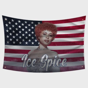 Ice Rapper Spice Flag 3x5ft Funny Banner For American Flag Room 90cm*150cm - Picture 1 of 2