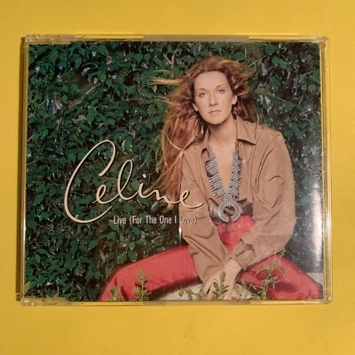 Celine Dion - Live (For The One I Love) (CD, 2000) 3 TRK Single *RARE* - Image 1 of 4