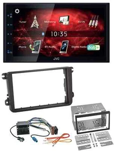 JVC DAB USB Bluetooth 2DIN MP3 Autoradio für VW Sharan ab 10 Tiguan ab 07 Touran - Bild 1 von 6
