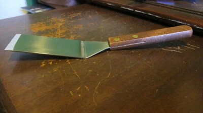 8" Spatula from Chef Craft. Stainless Steel Blade with Wood Handle. New.  - Image 1 of 3