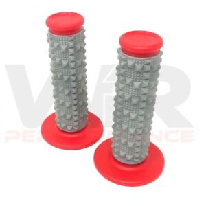 Handlebar Grips Red Grey for MZ SM 125 |SX 125