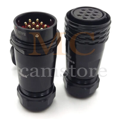 SA28 10Pin Pair Electrical Connector Plug Socket,WEIPU IP67 Waterproof Connector - Image 1 of 4