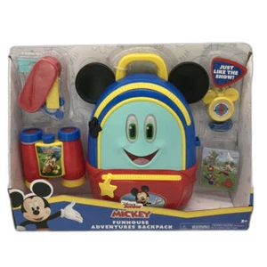 NEW Disney Junior Mickey Funhouse Adventures Backpack Set - Picture 1 of 6