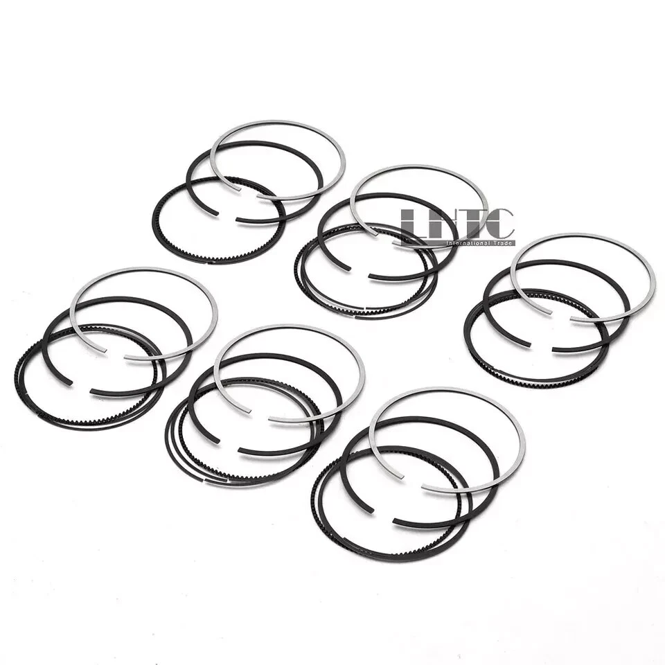 6x Piston Rings Set STD For BMW 325i 530i 730i X3 Z4 E46 E60 E65 M54 2.5 3.0 - Image 1 of 3