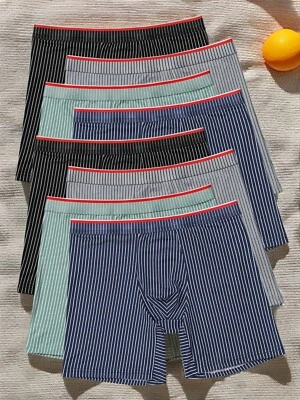 8 pack Men's boxer trousers are comfortable for husband's holiday gifts S-XXXXL - Image 1 of 4