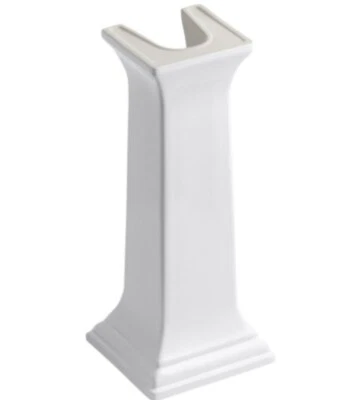 KOHLER 2267-0 Fregadero Lavabo Pedestal Cerámica Baño Accesorio en Blanco NUEVO/abierto Foto 1 de 4