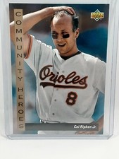 CAL RIPKEN Baltimore ORIOLES 1992 UPPER DECK Community Heroes BASEBALL CARD #36