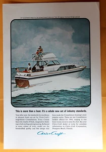 Chris Craft Constellation Boat Vintage Magazine Print Ad 1964 - Bild 1 von 1