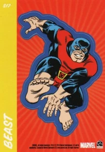 70 Years of Marvel Comics Anniversary, 2010: S17 Beast Sticker Chase Card - Picture 1 of 1