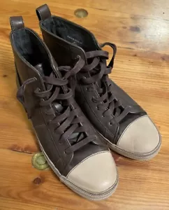 John Varvatos Star USA braun Vollleder High-Top Sneaker US Herren Größe 10,5 - Bild 1 von 9