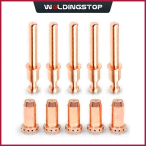 10pcs Plasma Electrode 9-0096 Tip 9-0093 for Thermal Dynamics SL40 Cutting Torch - Picture 1 of 6