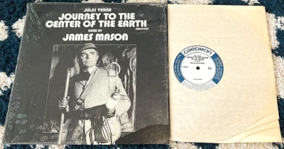 James Mason reads Journey to the Center of the Earth LP Caedmon/1978 in shrink - Image 1 of 2