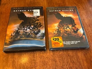 Batman Begins, Two Disc Deluxe Edition, Hologram Cover & Book DVD - NEW, SEALED - Picture 1 of 2