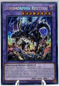 Dinomorphia Rexterm MP23-EN082 Prismatic Secret Rare 1st Edition Yugioh! NM - Picture 1 of 2