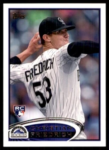 2012 Topps Update Christian Friedrich RC Colorado Rockies #US20 - Picture 1 of 2