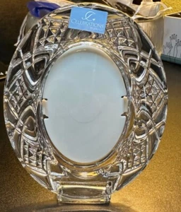 CELEBRATIONS by MIKASA ADELAIDE CRYSTAL PICTURE FRAME 2" X 3" CRYSTAL - Picture 1 of 2