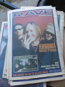 RAVE music MAGAZINE/Newspaper WITH AMMONIA T ON THE COVER - Picture 1 of 1