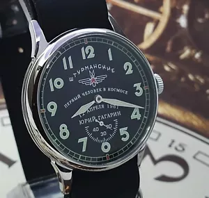 Orologio Vintage URSS Sturmanskie Vintage Orologio Meccanico Sovietico 2602 Yuri Gagarin - Foto 1 di 12