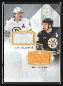 David Pastrnak / Charlie McAvoy 2023-24 Ultimate Collection Ulti-Mates #UTM-PM - Foto 1 di 2
