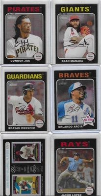 2024 Topps Heritage - Black Chrome Lot of 23 Print Run 75 - Image 1 of 4