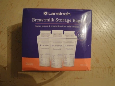 Bolsas de almacenamiento de leche materna Lansinoh, 100 unidades #Q70 Foto 1 de 2