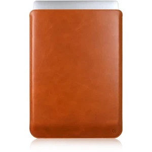 Housse en cuir véritable pour ordinateur portable MacBook Pro et Air compatib... - Photo 1/9
