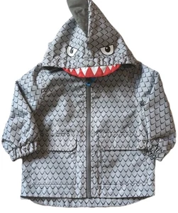 Carter's Kleinkind Jungen Langarm Kapuze "Hai" Jacke-Größe 12 Monate - Bild 1 von 3