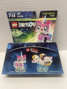 Lego Dimensions Lego Movie Unikitty Cloud Cuckoo Car 57 Pcs Fun Pack 71231 NIB - Picture 1 of 3