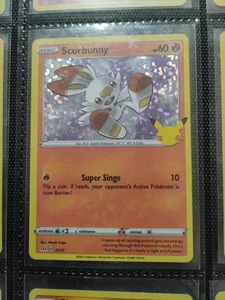 Scorbunny 16/25 Holo McDonalds 25th Celebrations Pokemon NM - Bild 1 von 1