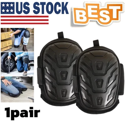 1 par de rodilleras de gel de alta resistencia para construcción antideslizantes cómodas seguridad en el trabajo Foto 1 de 4